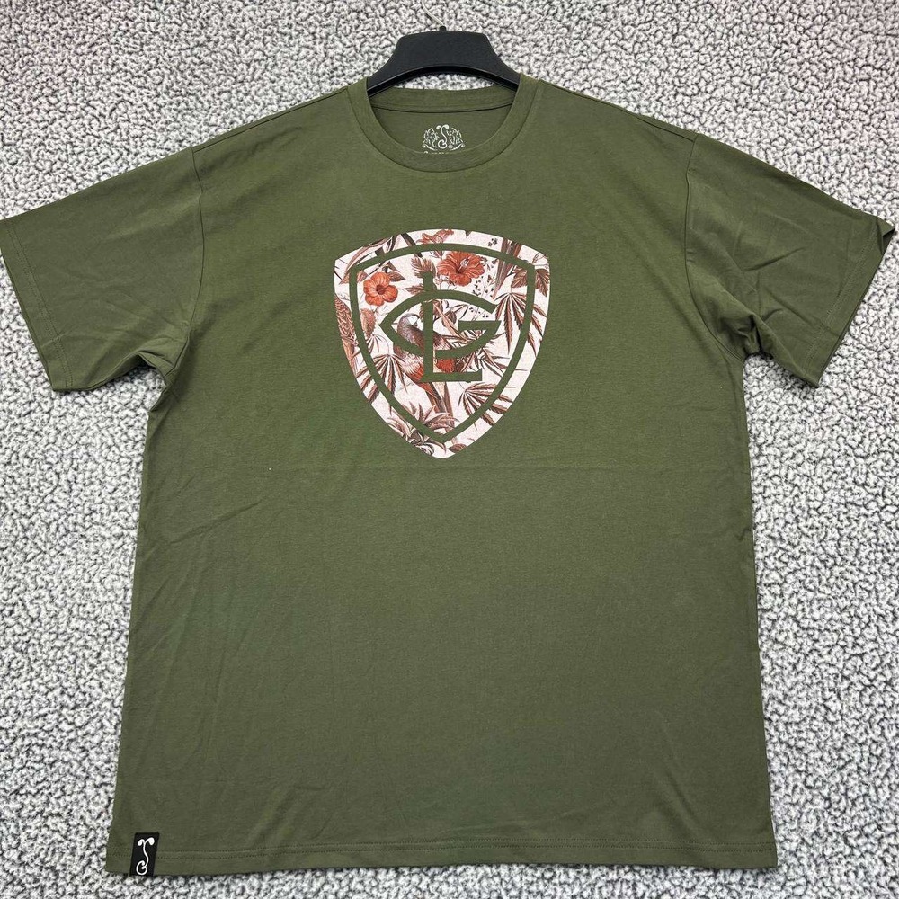 Greg Lutzka Shirt Men Extra Large‎ Green Grassroots Short Sleeve Cotton New XL